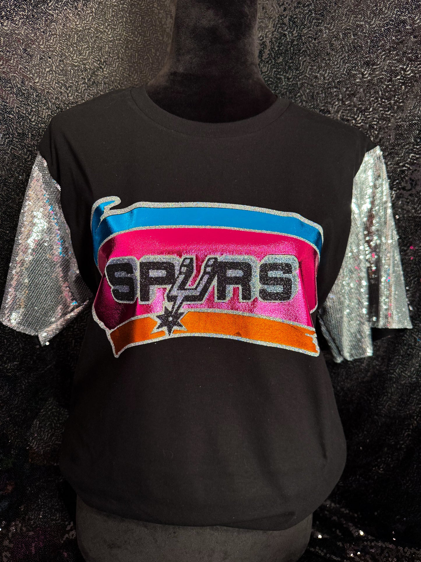 SPURS sequin sleeve