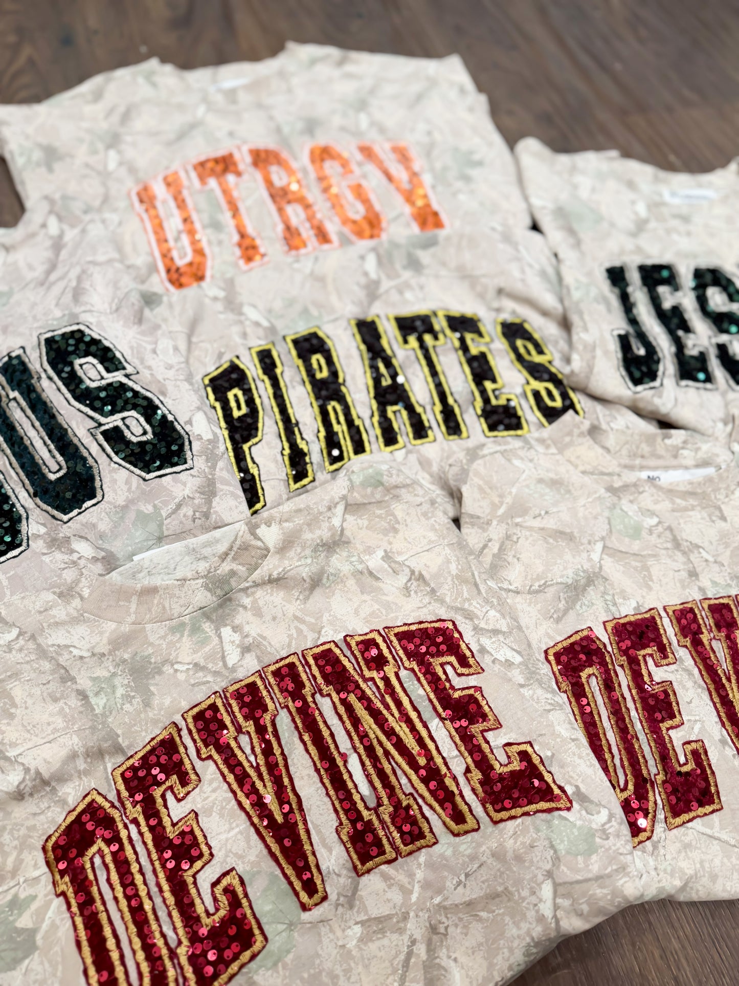 Customizable Oversized Box Camo Tee