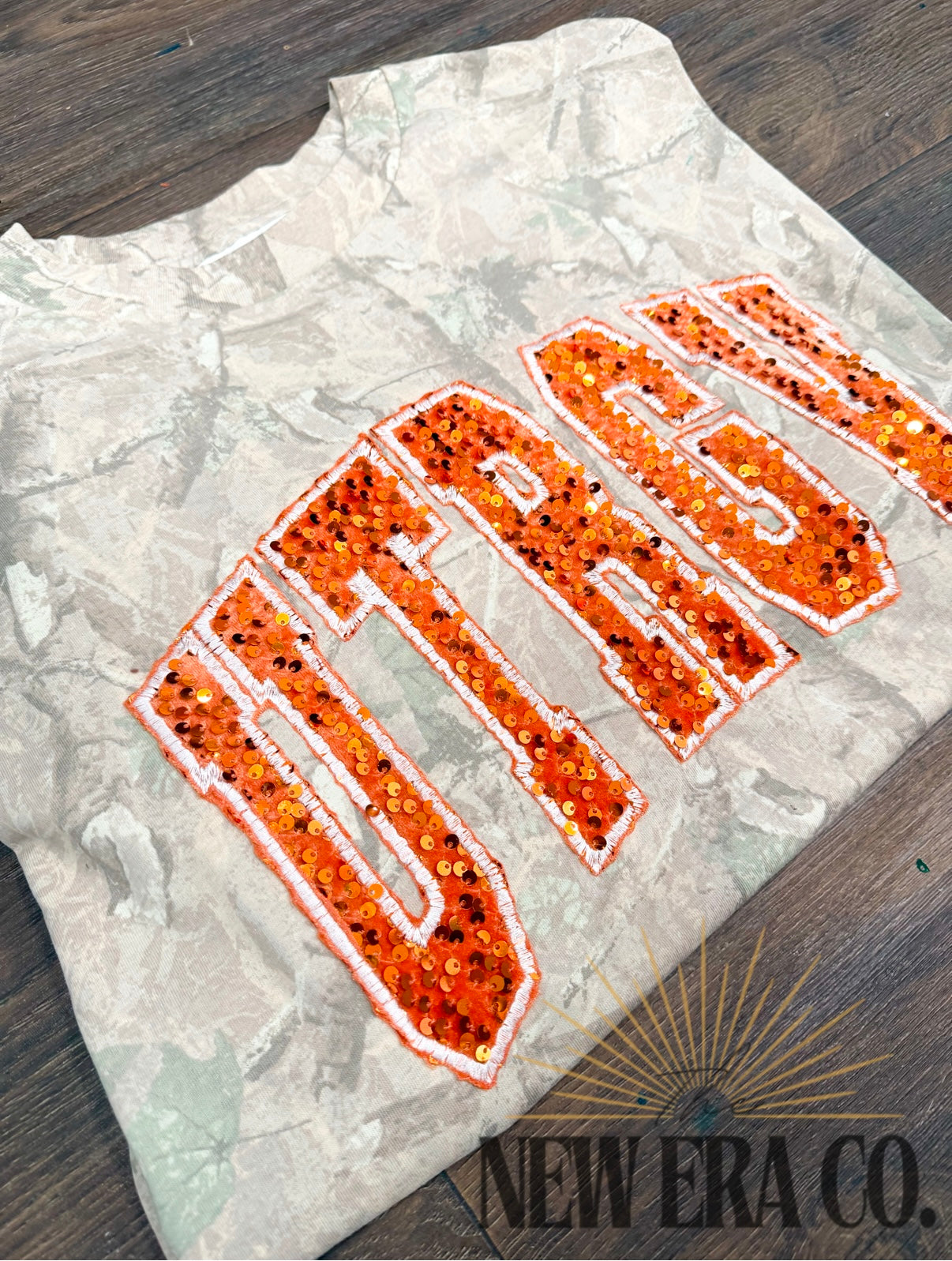 Customizable Oversized Box Camo Tee