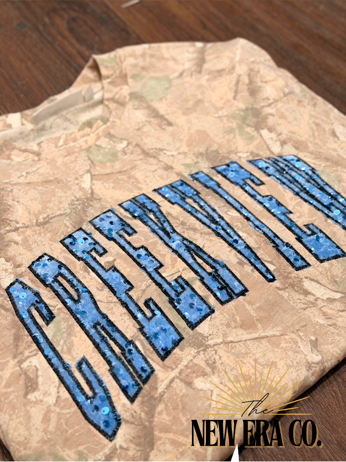 Customizable Oversized Box Camo Tee